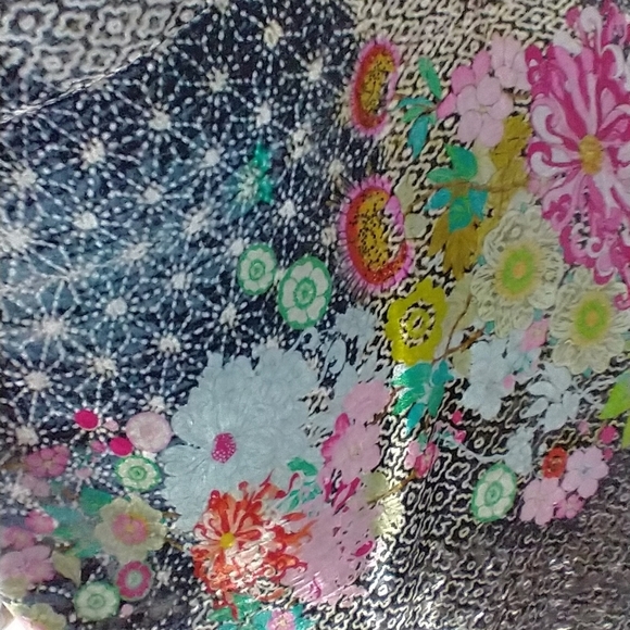 JOHNNY WAS RAYON SILK BLEND KIMONO STYLE JACKET - Picture 9 of 11